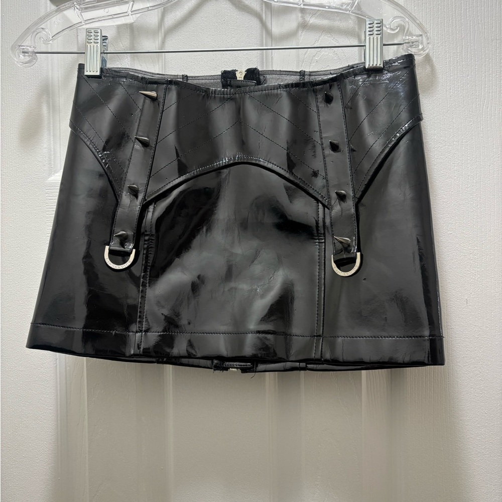 Lip service PVC skirt